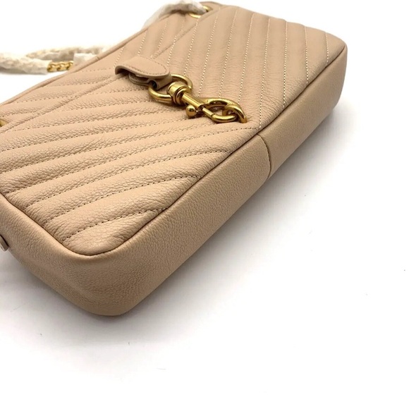 Rebecca Minkoff Edie Quilted Leather Chain Shoulder Bag - Picture 3 of 5